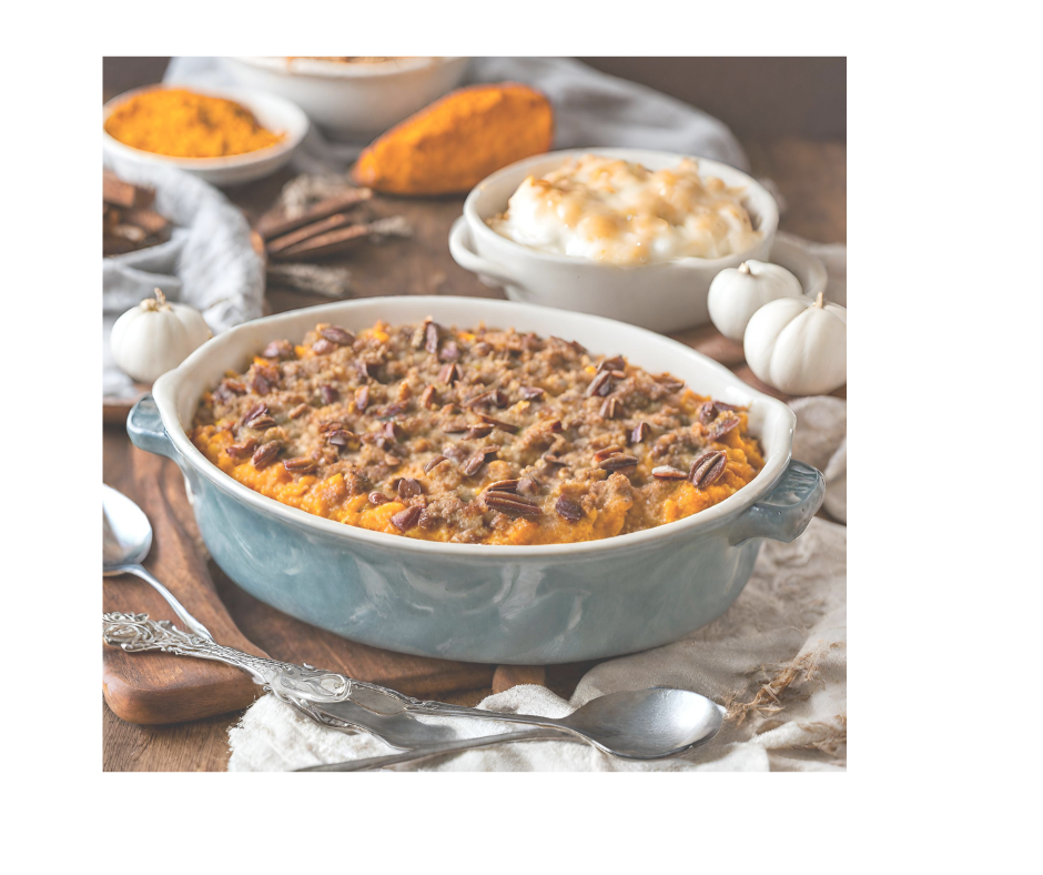 Sweet Potato Casserole for your Thanksgiving Egg Bowl
